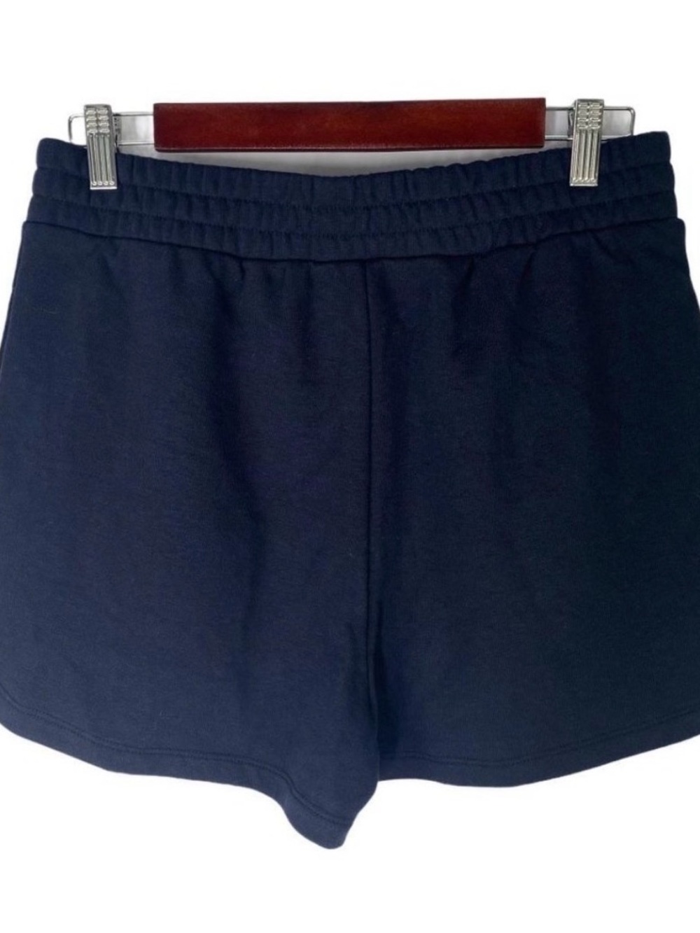 INC International Concepts Navy Elastic Waist Athletic Shorts